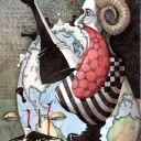 "It all makes perfect sence, expressed in dollars and cents"<br />Giclee kunsttrykk/52x37cm<br />Tegnet fra kruseduller av Rune Johansen/ ektefelle.<br />Se video av hele prosessen på www.taradjume.com