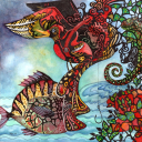 "I can't turn you loose" <br />Giclee kunsttrykk/40x40cm<br />Tegnet ut fra kruseduller av brudeparet Jonas Rydland og Sofie Wendt.<br />Se video av hele prosessen på www.taradjume.com